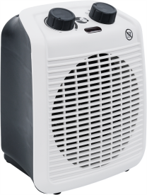 Тепловентилятор спиральный электрический Equation с механическим термостатом 2000 Вт цвет тёмно-серый