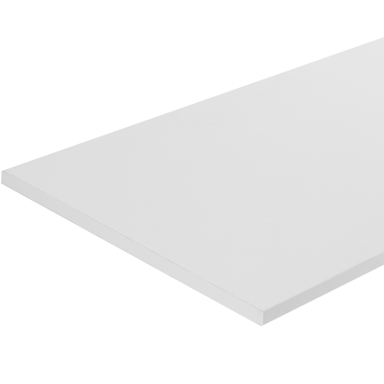 Деталь мебельная 800x400x16 мм ЛДСП белый премиум кромка со всех сторон