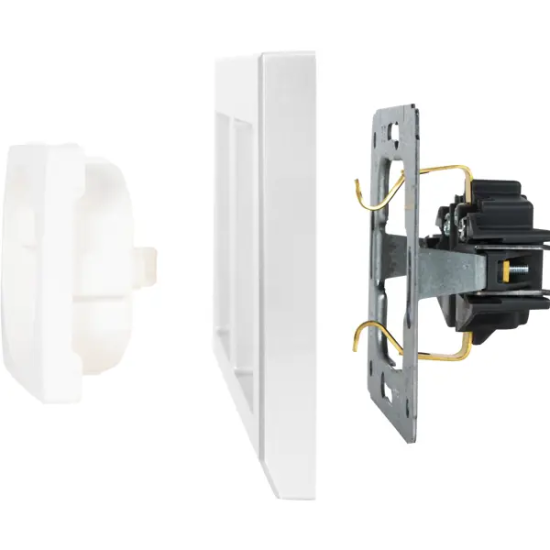 Рамка для розеток и выключателей Werkel Stark 2 поста цвет серебряный