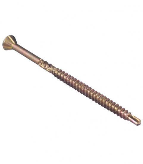 Саморезы для массивной доски 60x3,2 мм желтые (200 шт.)