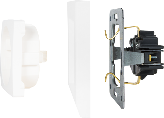 Рамка для розеток и выключателей Werkel Stark 3 поста цвет белый