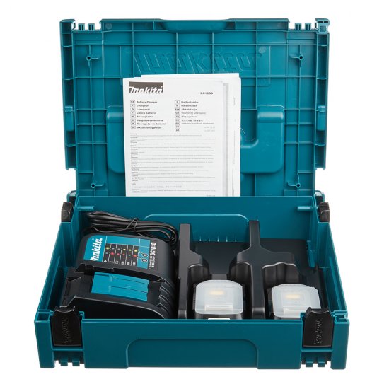 Аккумулятор Makita LXT 197143-8 18В 1,5Ач Li-Ion 18В с зарядным устройством в комплекте (2 шт.)