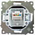 Розетка компьютерная встраиваемая Onekey Florence RJ45 UTP cat 5 цвет чёрный
