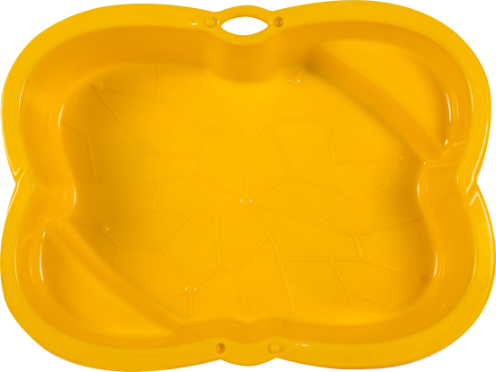 Песочница детская 96x72 см пластик цвет жёлтый