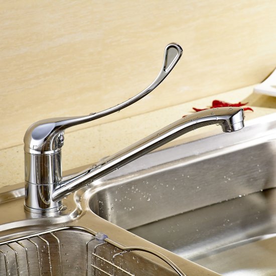 Смеситель для кухни Esko Dhaka общая высота 16.3 см цвет хром