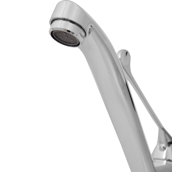 Смеситель для кухни Esko Dhaka общая высота 16.3 см цвет хром