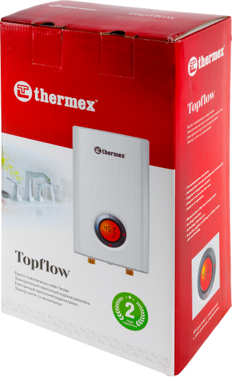 Проточный водонагреватель электрический Thermex Topflow 15000 211021 15 кВт белый