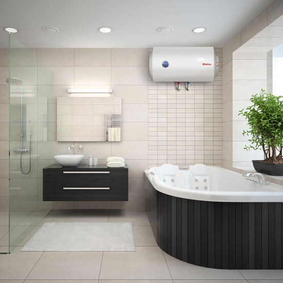 Накопительный водонагреватель электрический 50 л Thermex EST 111 067 1.5 кВт эмалированная сталь мокрый ТЭН