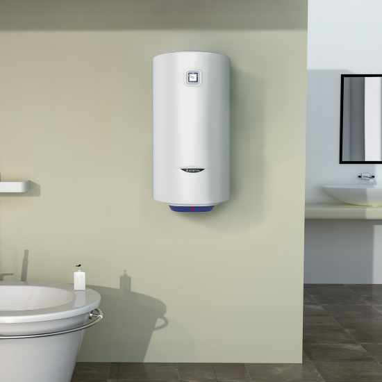 Накопительный водонагреватель электрический 30 л Ariston BLU1 R ABS Slim 3700617 2 кВт эмалированная сталь мокрый ТЭН
