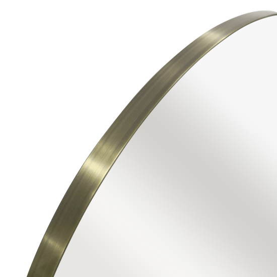 Зеркало декоративное Inspire Glam круглое D61 см цвет золотистый