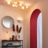 Зеркало декоративное Inspire Glam круглое 61 см цвет золотистый