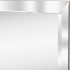 Зеркальная плитка Omega Glass NNLM37 прямоугольная 30x10 см глянцевая цвет серебро 1 шт.