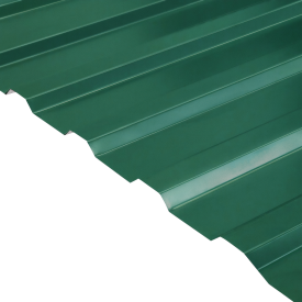 Профнастил С20 0.45 мм 1150x2000 мм зелёный RAL 6005