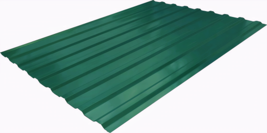Профнастил С20 0.45 мм 1150x2000 мм зелёный RAL 6005