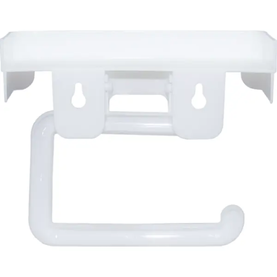 Держатель для туалетной бумаги с полкой