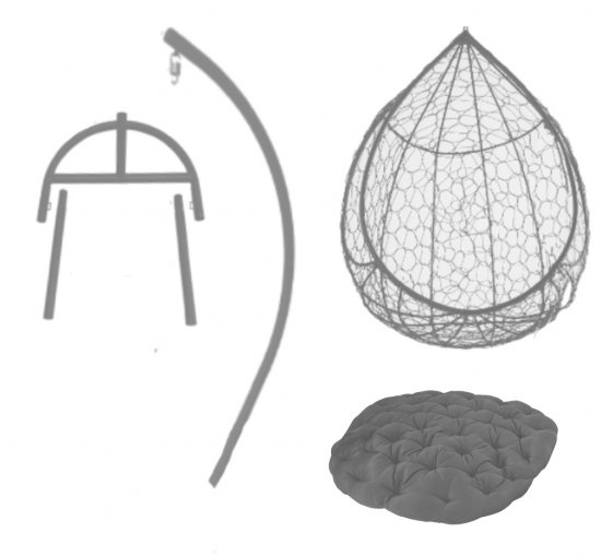 Кресло подвесное Париж с опорой