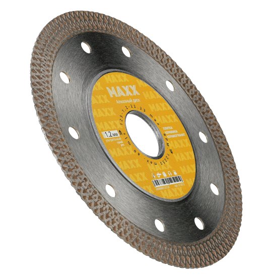 Диск алмазный по керамограниту Maxx X12512 турбо 125x22.2x1.2 мм