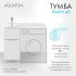 Тумба под стиральную машину Aquaton Лайн 1A232201LF010 напольная 40 см цвет белый