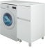Тумба под стиральную машину Aquaton Лайн 1A232201LF010 напольная 40 см цвет белый