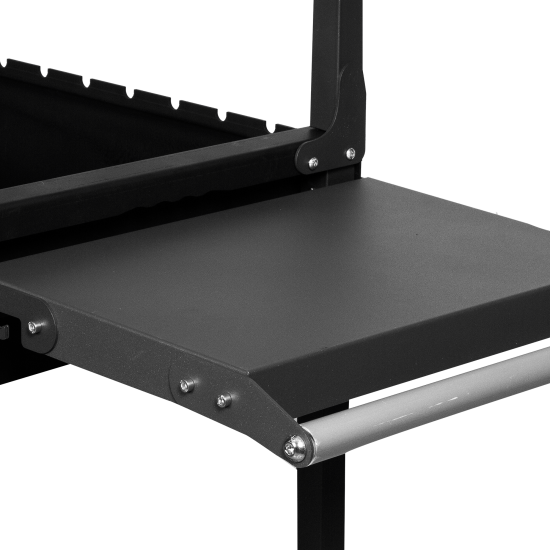 Мангал Gratar МАН 304 158x41x208 см сталь черный/ серый