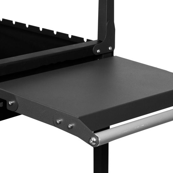 Мангал Gratar МАН 304 158x41x208 см сталь черный/ серый