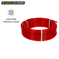 Труба из сшитого полиэтилена для теплого пола Equation PE-Xb 16x2.0 мм PN16 бухта 50 м красная