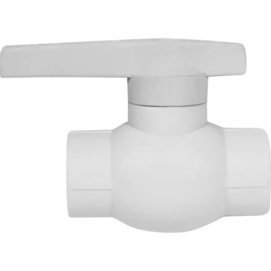 Кран шаровой прямой Valfex PN20 20 мм полипропилен ручка рычаг