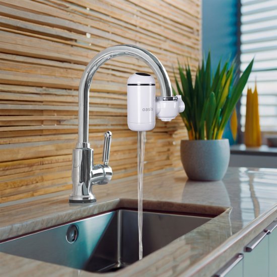 Проточный водонагреватель электрический Oasis NP-W 3.3 кВт белый