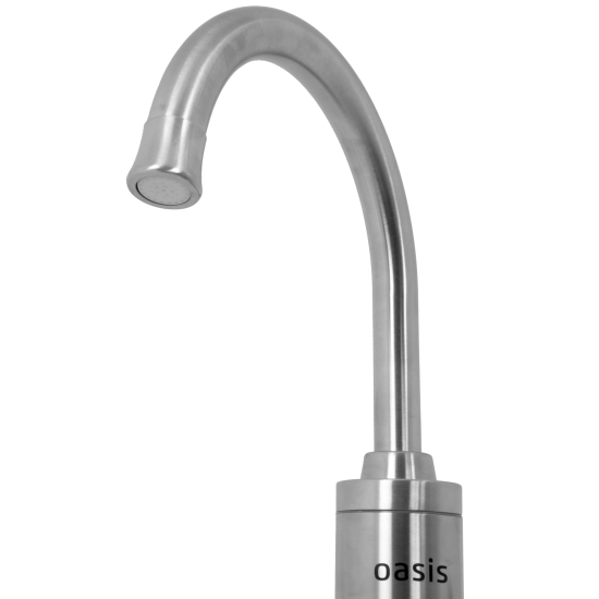 Проточный водонагреватель электрический Oasis KP-S 3.3 кВт серый с краном