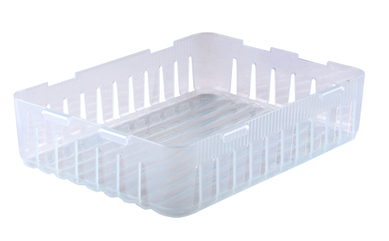 Органайзер модульный с перфорацией 20.4x15.4x4.9 см пластик без крышки цвет прозрачный