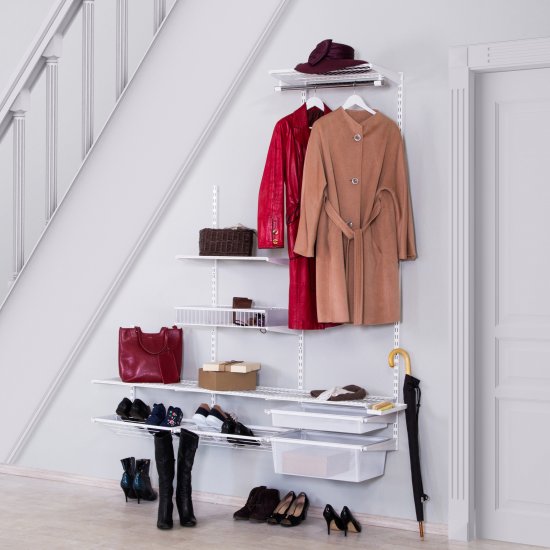 Направляющая навесная НСХ 55.6 см сталь цвет белый