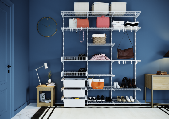 Направляющая навесная НСХ 55.6 см сталь цвет белый