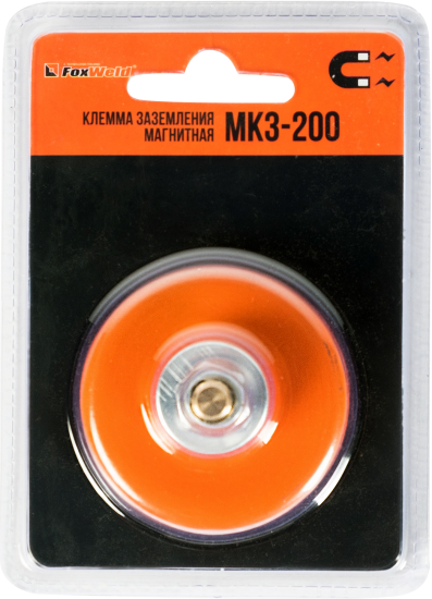 Клемма заземления Foxweld МКЗ-200 магнитная