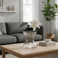 Ваза Келли 2 большая стекло цвет прозрачный