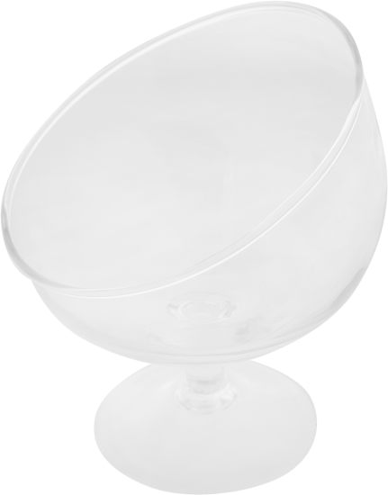 Ваза Анабель стекло цвет прозрачный 17см