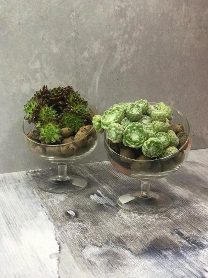 Ваза Анабель стекло цвет прозрачный 17см