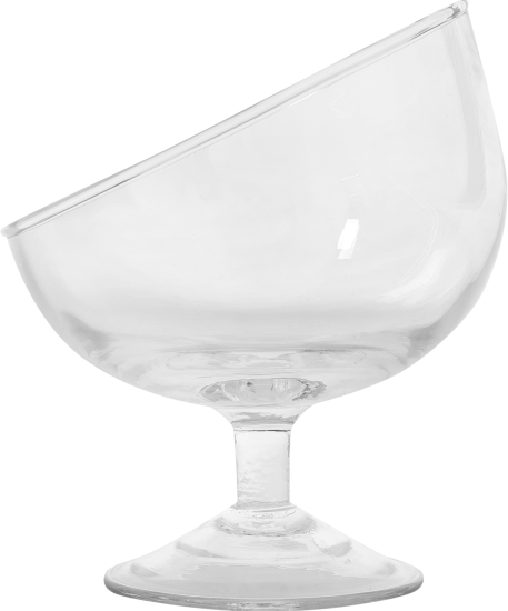 Ваза Анабель стекло цвет прозрачный 17см