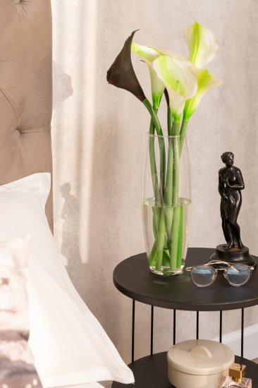 Ваза Вероника стекло цвет прозрачный 31см