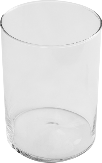 Ваза напольная Падерборн 20 см стекло цвет прозрачный