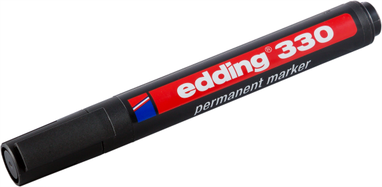 Маркер заправляемый Edding E-330-1, чёрный 1-5 мм