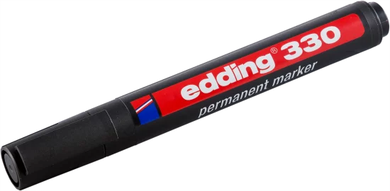 Маркер заправляемый Edding E-330-1, чёрный 1-5 мм