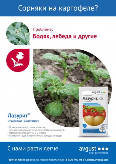 Средство от сорняков Avgust «Лазурит» 20 г