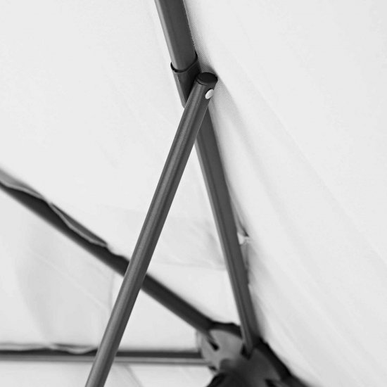 Зонт с центральной опорой Naterial Avea ⌀296 h247см шестигранный белый