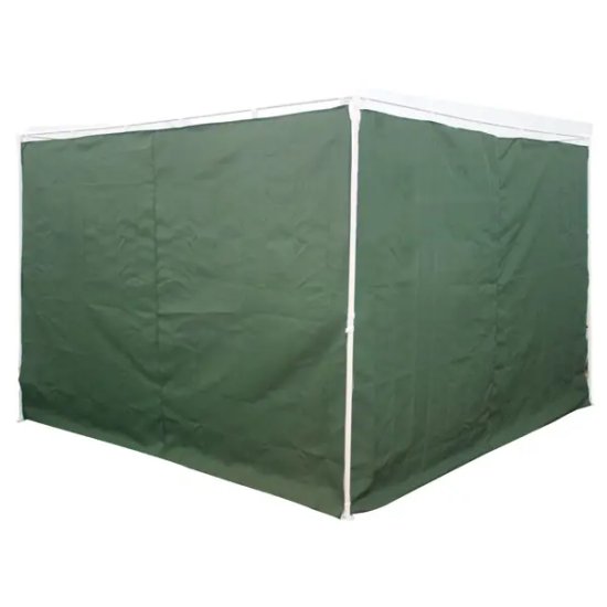 Шторы для тента 160G 3x2 м цвет тёмно-зелёный, 2 шт.