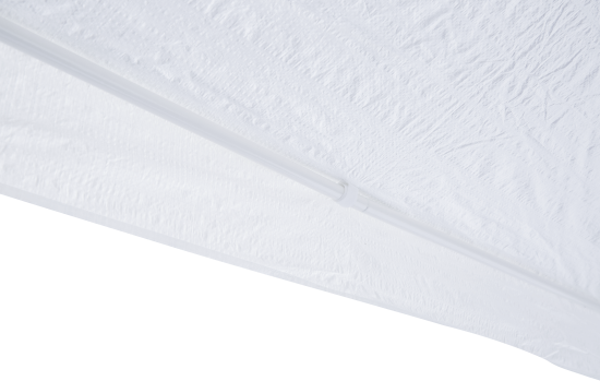 Навес садовый с опорой 90G 1.95x2.95 м цвет белый