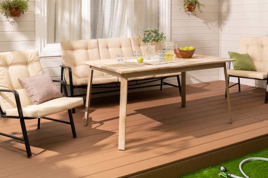 Стол садовый раздвижной Naterial Solis Butterfly 150-200x90x76 см акация светло-коричневый