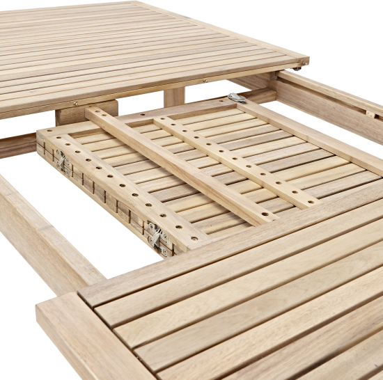 Стол садовый раздвижной Naterial Solis Butterfly 150-200x90x76 см акация светло-коричневый