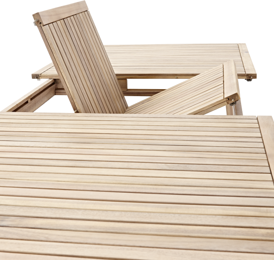 Стол садовый раздвижной Naterial Solis Butterfly 150-200x90x76 см акация светло-коричневый