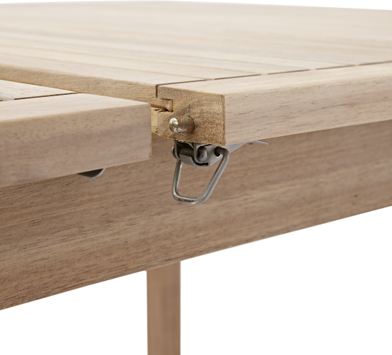 Стол садовый раздвижной Naterial Solis Butterfly 150-200x90x76 см акация светло-коричневый