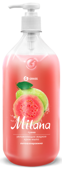 Жидкое крем-мыло Grass Milana Гуава 1 л